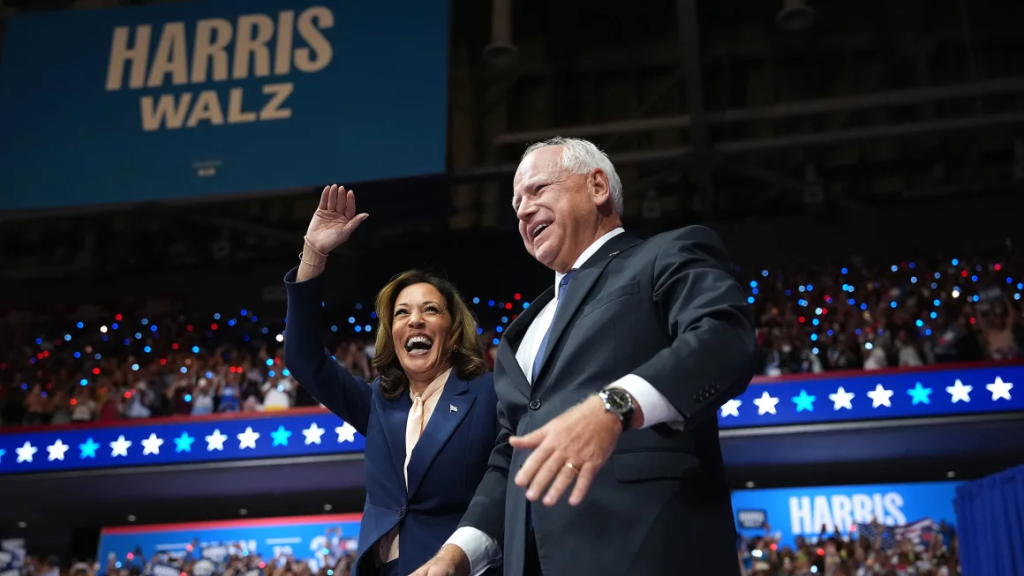 Harris and Walz Target Key Battleground Georgia in Post-DNC Bus Tour